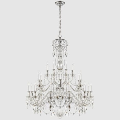 Visual Comfort Daniela Twenty Four-Light Chandelier - Crystal