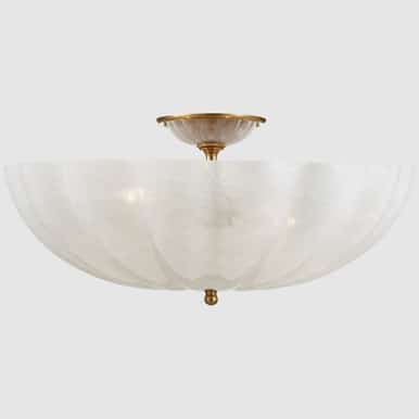 Visual Comfort Rosehill Large Semi-Flush Mount by AERIN