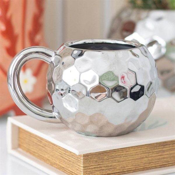 Silver Disco Ball Mug | Bed Sava