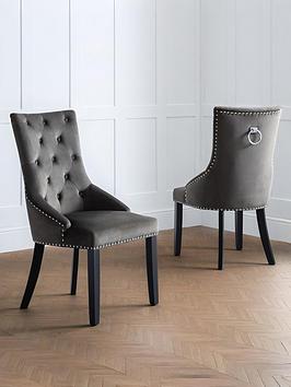 Julian Bowen Set Of 2 Veneto Knockerback Chairs