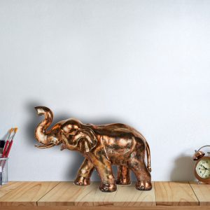Large Copper Elephant Figurine | Bed Sava