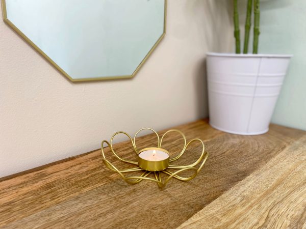 Flower Wire Tealight Holder | Bed Sava