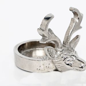 Silver Tealight Holder With Stags Head | Bed Sava