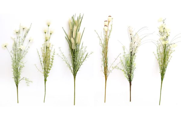 Ivory Wild Flowers Bunch | Bed Sava