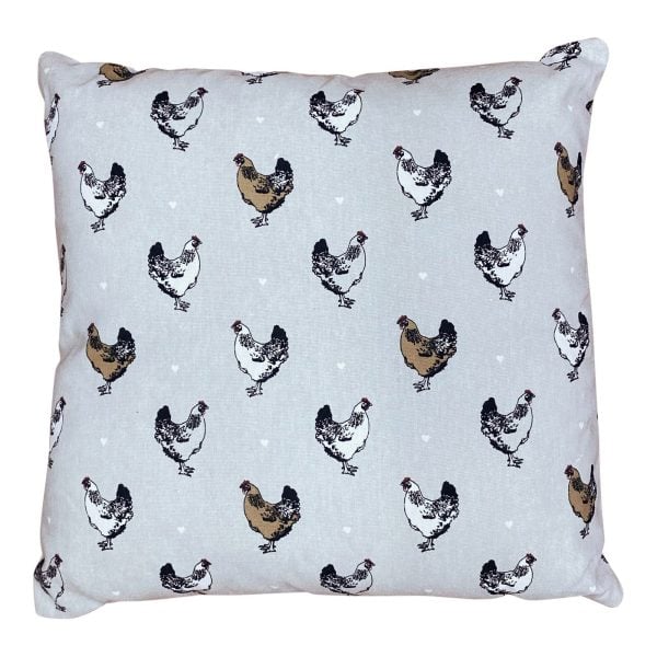 Scatter Cushion With A Chicken Print Design | Bed Sava
