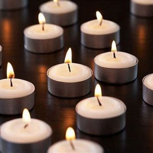 Pack of 9 Gift Boxed Olive Grove Fragranced Tealight Candles | Bed Sava