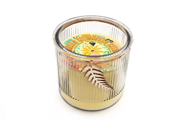 Citronella Glass Candle | Bed Sava
