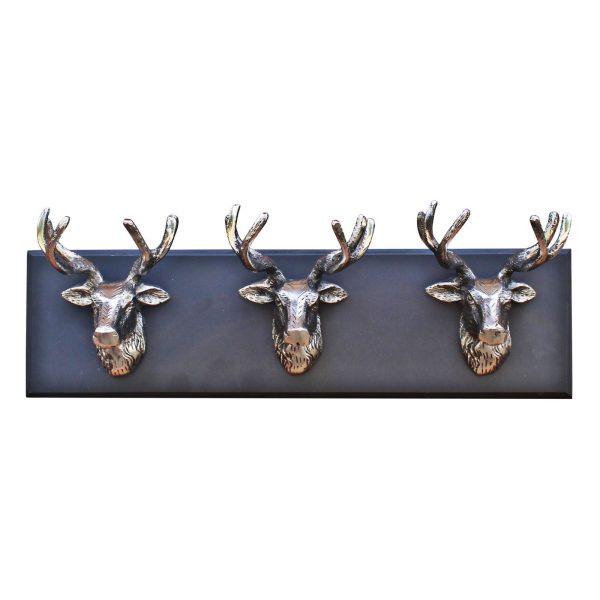 Wall Hanging Triple Stag Head Ornament | Bed Sava