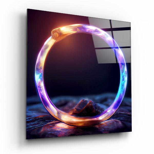 The Ring Glass Wall Art || Designer Collection | Bed Sava