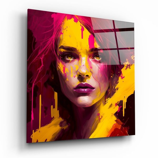 She Glass Wall Art || Designer Collection | Bed Sava