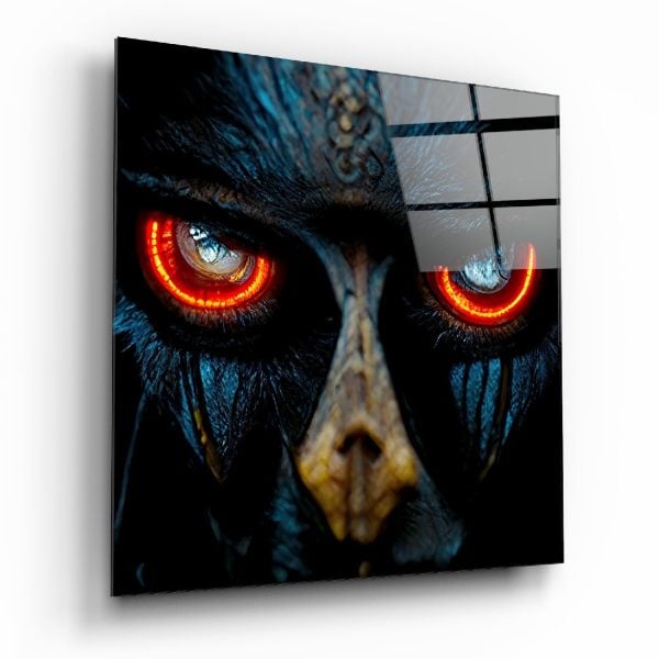 Anger in the Eyes Glass Wall Art || Designers Collection | Bed Sava