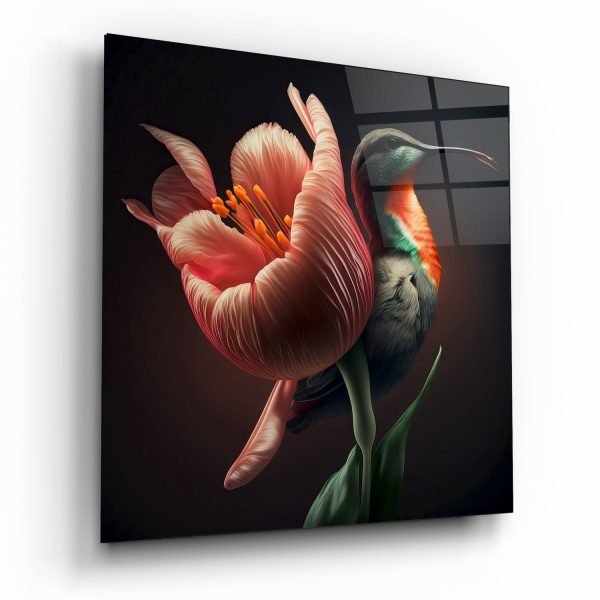 Tropical Beauties Glass Wall Art || Designer Collection | Bed Sava