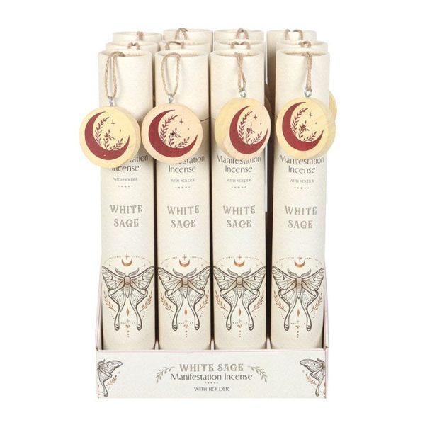 Set of 12 White Sage Manifestation Incense Stick Gift Sets | Bed Sava