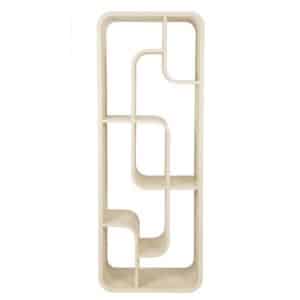 Open Shelving Unit Cream Beige  Seven | Bed Sava