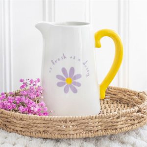 Fresh as a Daisy Ceramic Flower Jug | Bed Sava