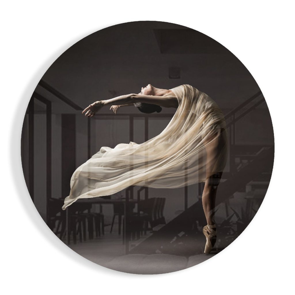 Ballet Glass Wall Art | Bed Sava