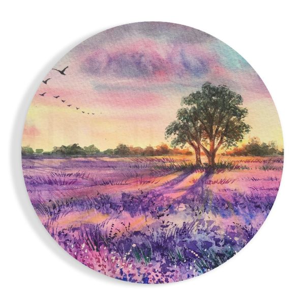 Tranquility Glass Wall Art | Bed Sava