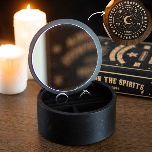 Black Talking Board Jewellery Box | Bed Sava