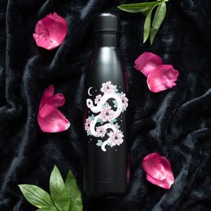 Floral Snake Metal Water Bottle | Bed Sava