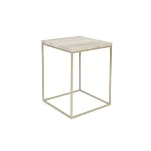 Marble Top Side Table Slim Grey  Stray | Bed Sava