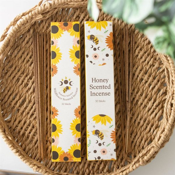 Set of 2 Honey and Wildflower Incense Stick Packs | Bed Sava