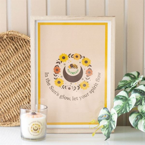 Let Your Spirit Flow Framed Wall Art Print | Bed Sava