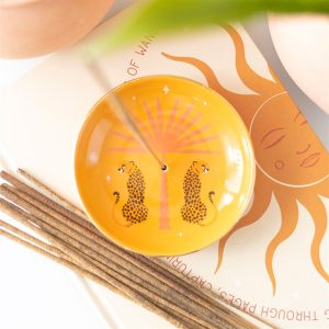 Leopard Palm Incense Holder | Bed Sava
