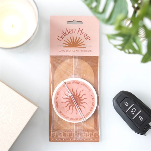 Golden Hour Sun Floral Scented Air Freshener | Bed Sava
