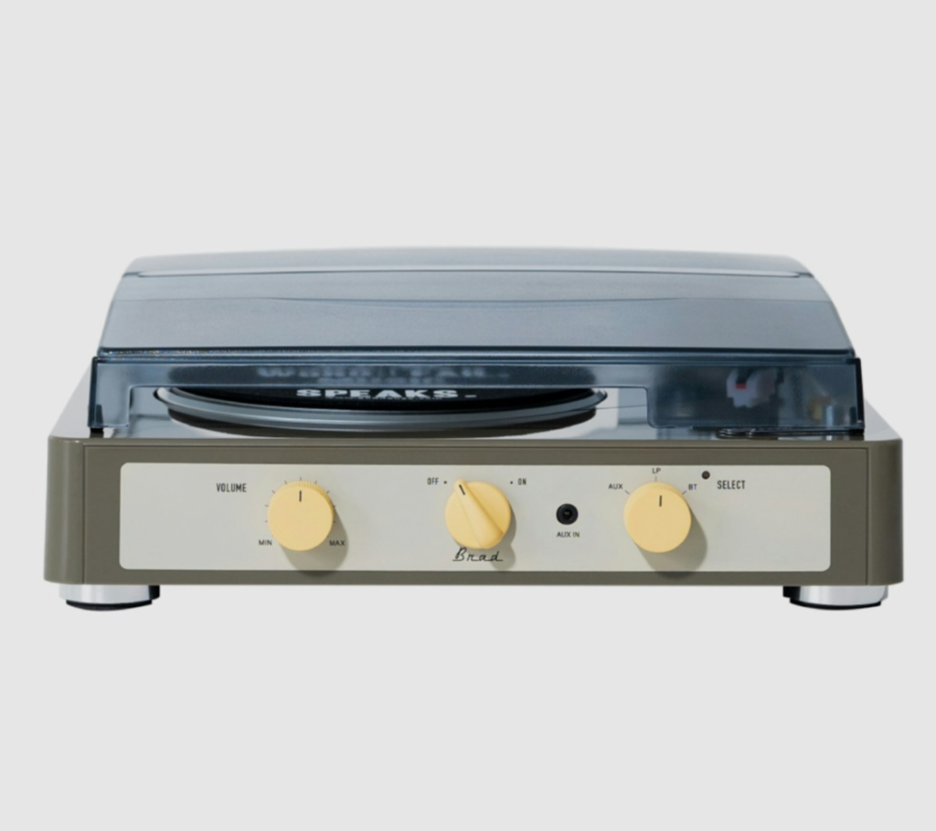 GADHOUSE Brad Retro Record Player (Grey)