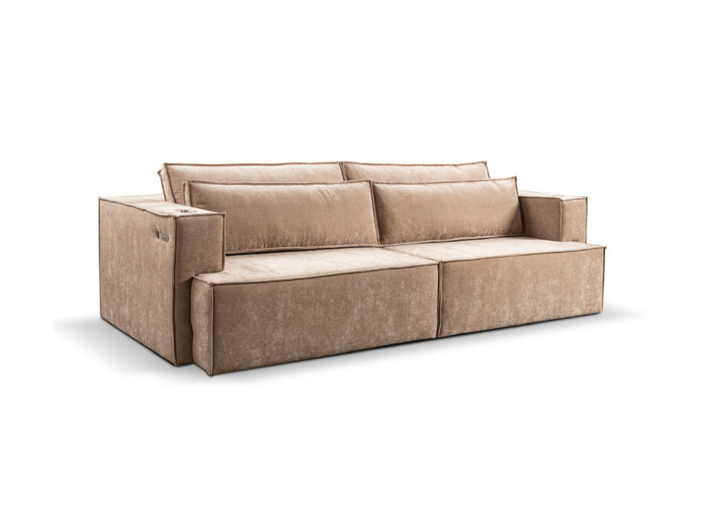 Serena Mocha Sofa Bed Electric