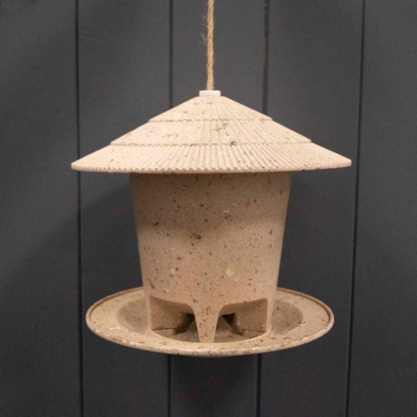 Earthy Deluxe Round Bird Feeder  Coffee Husks 218cm | Bed Sava
