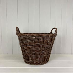 Willow Round Log Basket | Bed Sava