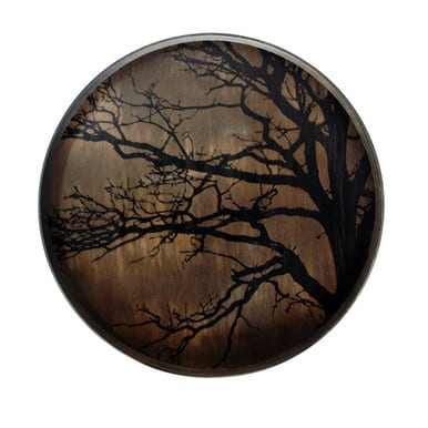 Ethnicraft Black Tree Tray 61cm