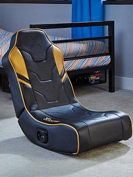 X Rocker Shadow 2.0 Gold Limited Edition Stereo Audio Gaming Floor Rocker