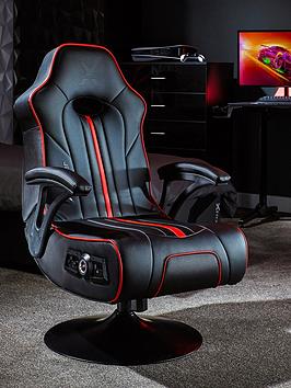 X Rocker Torque 2.1 Red Stereo Audio Gaming Chair With Vibration