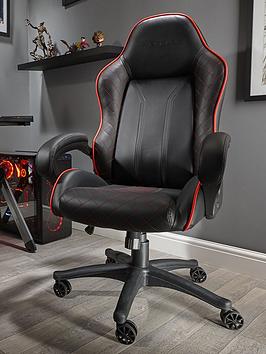 X Rocker Maelstrom Office Chair - Black/Red