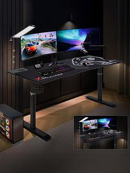 X Rocker Cougar Xl Esports Gaming Desk With Manual Height Adjustment
