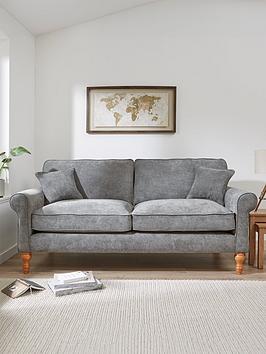 Very Home William Fabric 3 Seater Sofa - Made In The Uk