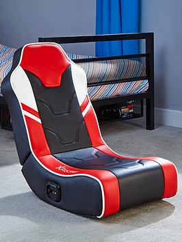 X Rocker Shadow 2.0 Stereo Audio Gaming Floor Rocker - Red