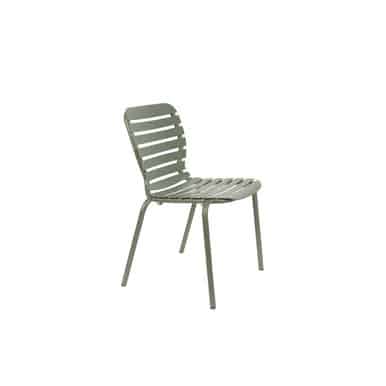 Sorrel Green Aluminium Pair of 2 Outdoor Chairs - Vondel