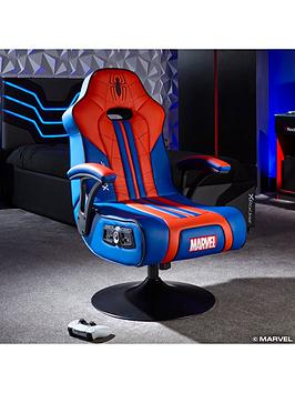 X Rocker Marvel Elite 2.1 Bluetooth Audio Gaming Chair With Vibration - Spider-Man
