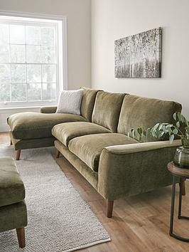 Very Home Astrid Left Hand Fabric Corner Chaise Sofa - Made To Order In The Uk