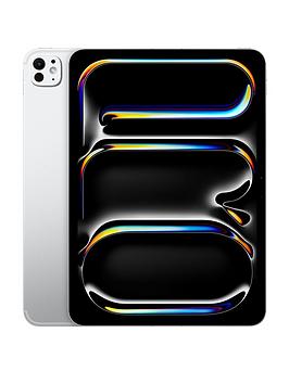 Apple Ipad Pro (M4, 2024) 11-Inch, Wi-Fi &Amp; Cellular, 256Gb With Standard Glass - Silver