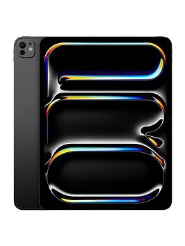 Apple Ipad Pro M4 2024 13 Inch Wi Fi Amp Cellular 256Gb With Standard Glass  Space Black | Bed Sava