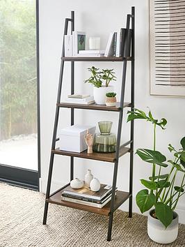 Very Home Otis 4 Tier Open Ladder Shelf Unit - Fsc Certified