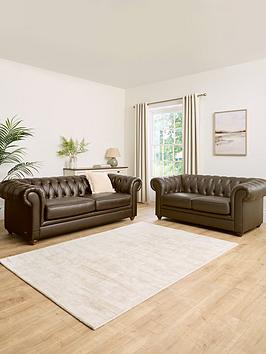 Very Home New Bakerfield 3 + 2 Seater Leather/Faux Leather Sofa Set (Buy &Amp; Save!)