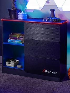 X Rocker Carbon-Tek Chest Of Drawers With Neo Fibre Led Lighting