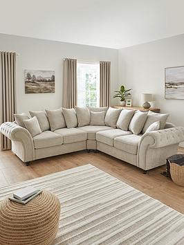 Very Home Windsor Fabric Scatter Back Corner Group Sofa - Fsc&Reg; Certified