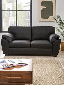 Very Home Montreal Real Leather/Faux Leather 2 Seater Sofa - Fsc Certified
