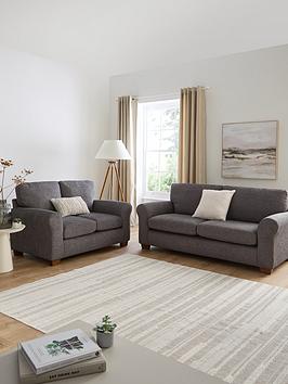 Very Home New Bailey Fabric 3 + 2 Seater Sofa Set (Buy &Amp; Save!) - Fsc&Reg; Certified